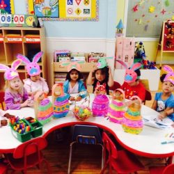 Students celebrating a special day at West Hills Preschool & Afterschool in West Hills, California