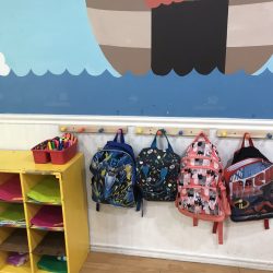 hanging backpacks