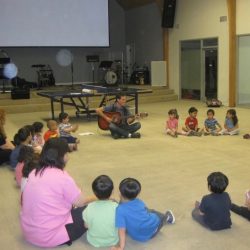 Students celebrating a special day at West Hills Preschool & Afterschool in West Hills, California