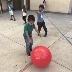 Afterschool students playing together at West Hills Preschool & Afterschool in West Hills, California