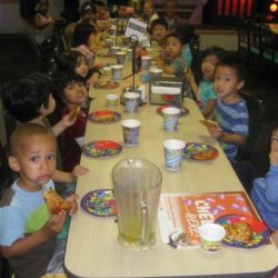 Students celebrating a special day at West Hills Preschool & Afterschool in West Hills, California