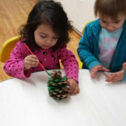 Circle time with the preschool class at West Hills Preschool & Afterschool in West Hills, California