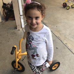 A student at West Hills Preschool & Afterschool in West Hills, California
