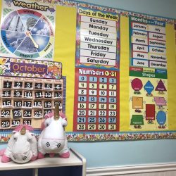 A learning space at West Hills Preschool & Afterschool in West Hills, California