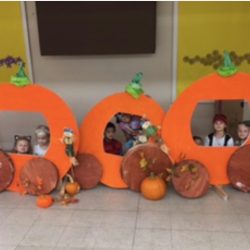 Students celebrating a special day at West Hills Preschool & Afterschool in West Hills, California