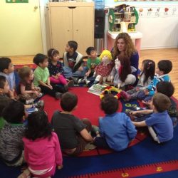 Children in costume for a dress up day at West Hills Preschool & Afterschool in West Hills, California